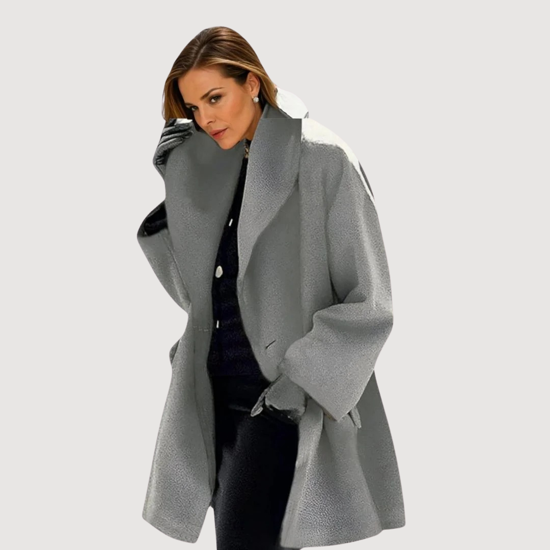 Morgana | Relaxed Soft Collar Wool Winter Coat