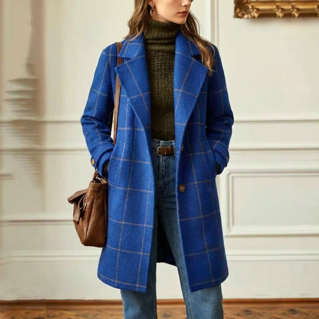 Sutton | Plaid Longline Coat