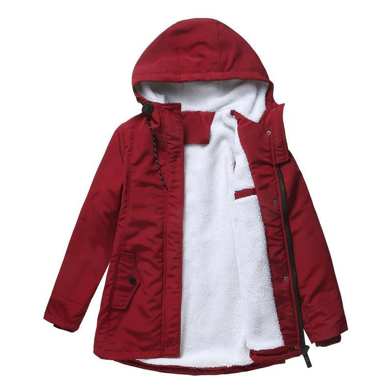 Maeve - Fleece-Lined Hooded Parka Coat