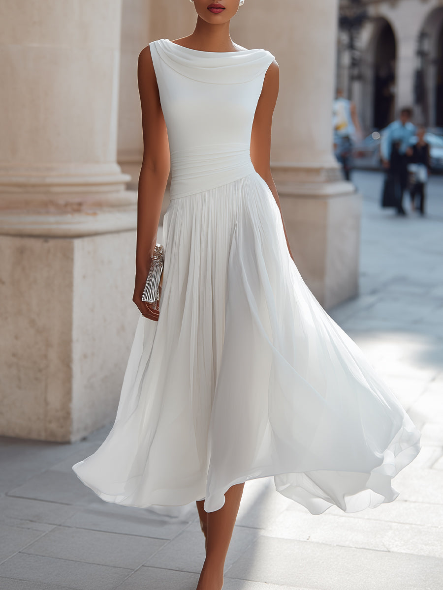Amara | Sleeveless Midi Dress