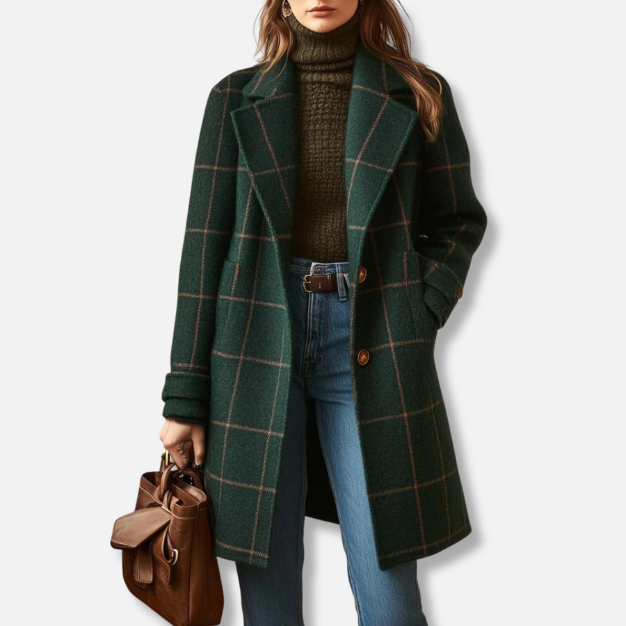 Sutton | Plaid Longline Coat