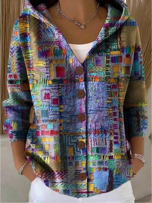 Leila | Button Hooded Vest