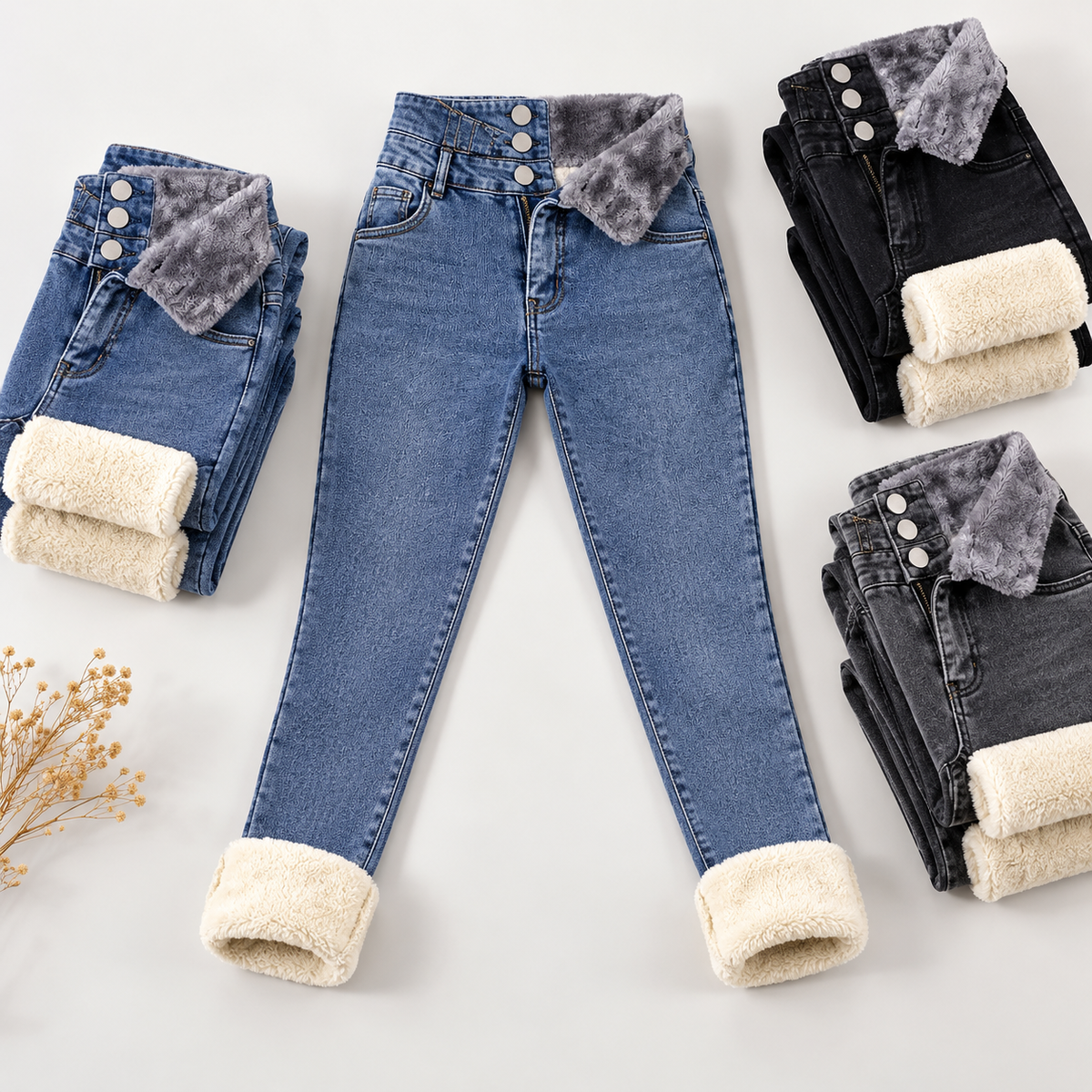 WinterCozy™ | Fleece-Lined Denim