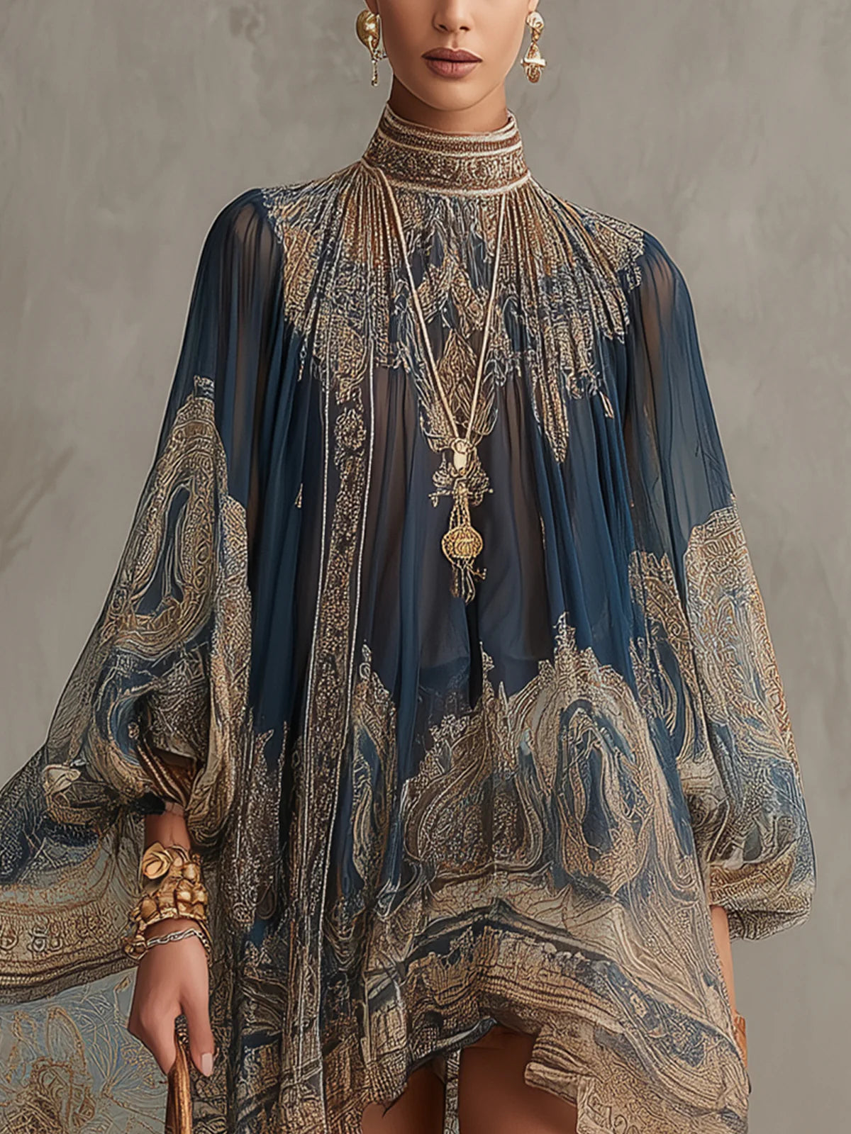 Elara | Chiffon Mini Dress
