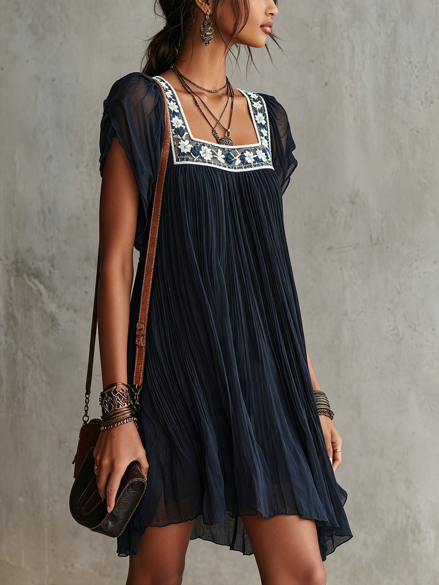 Amara | Floral Chiffon Dress
