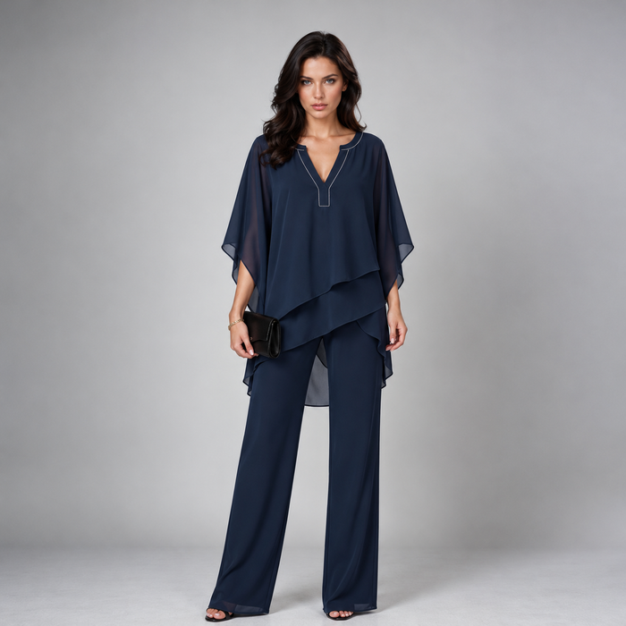 Celine | Elegant Layered Two-Piece Set