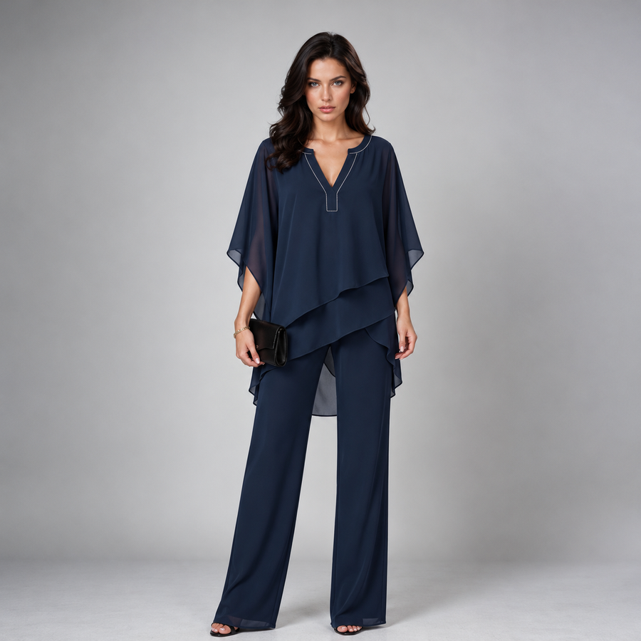Celine | Elegant Layered Two-Piece Set
