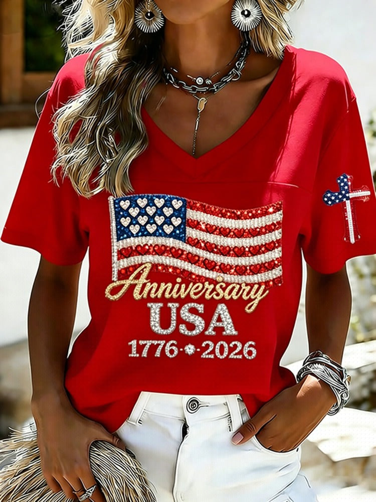 Cleo | V-Neck T-Shirt