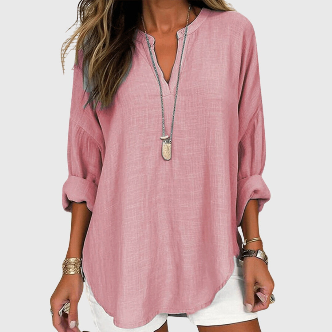 Lenara™ | Flowy Elegant Beach Shirt