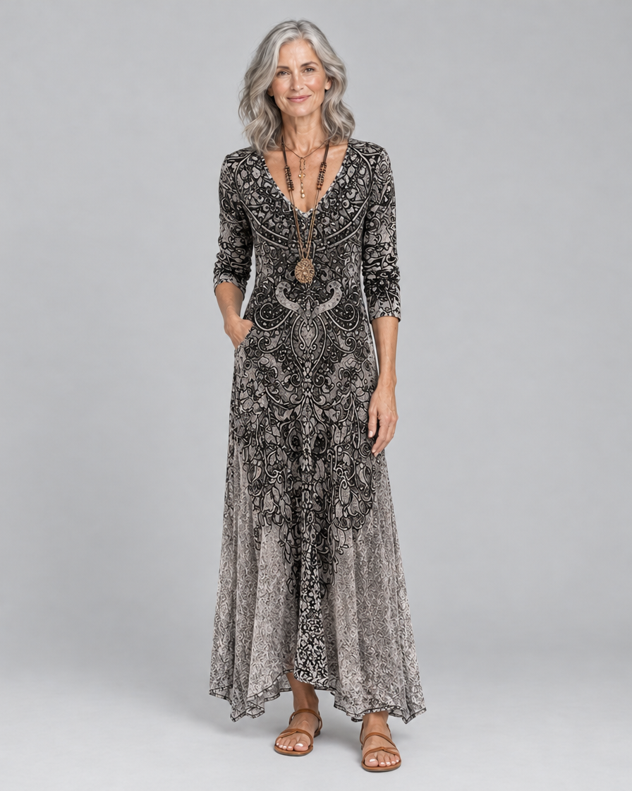 Elowen | Bohemian Autumn Dress