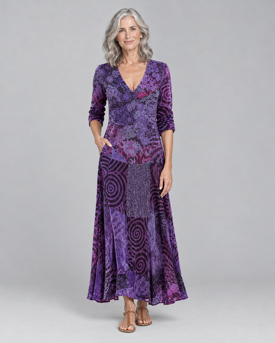 Mireille | Bohemian Autumn Dress