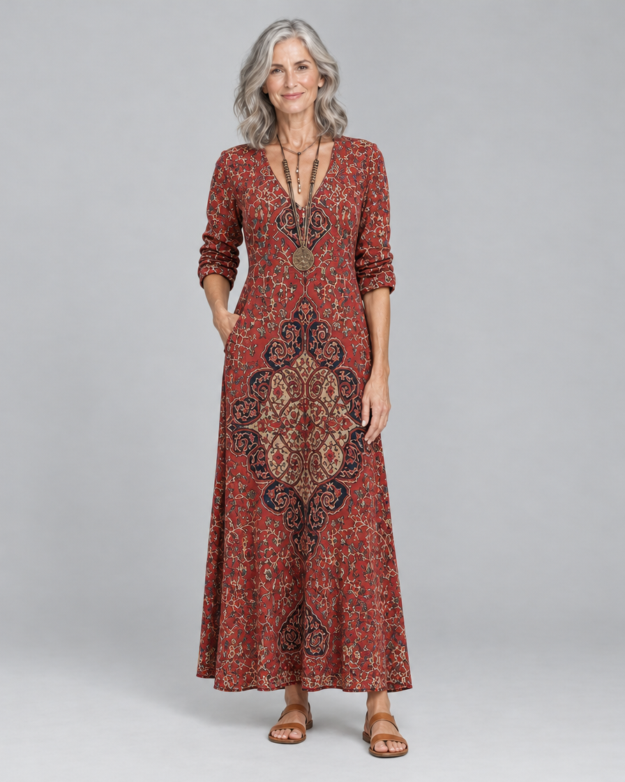 Niamh | Bohemian Autumn Dress