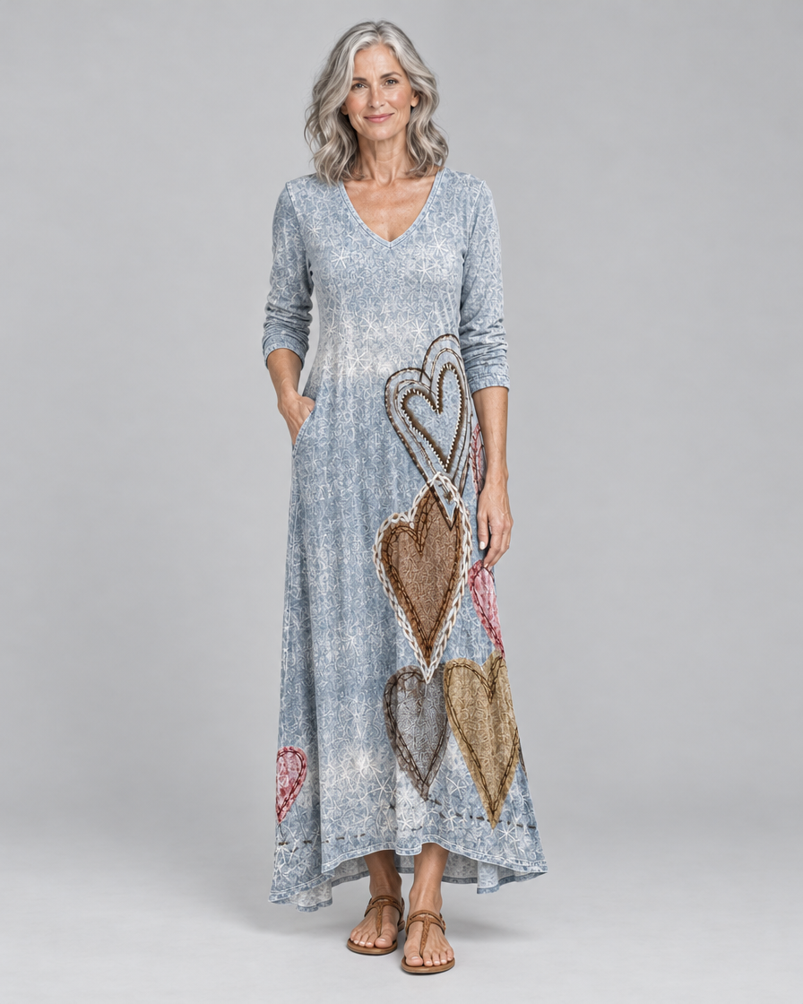Mireille | Bohemian Autumn Dress