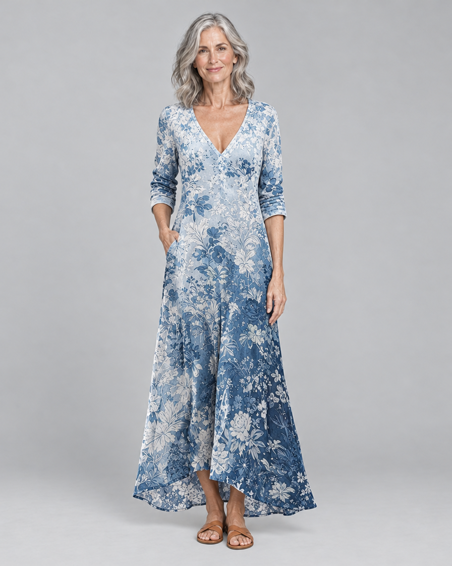 Lila | Bohemian Autumn Dress