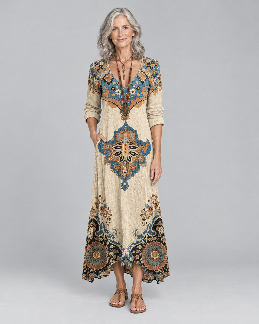 Elowen | Bohemian Autumn Dress