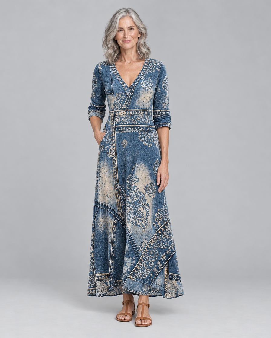Selene | Bohemian Autumn Dress