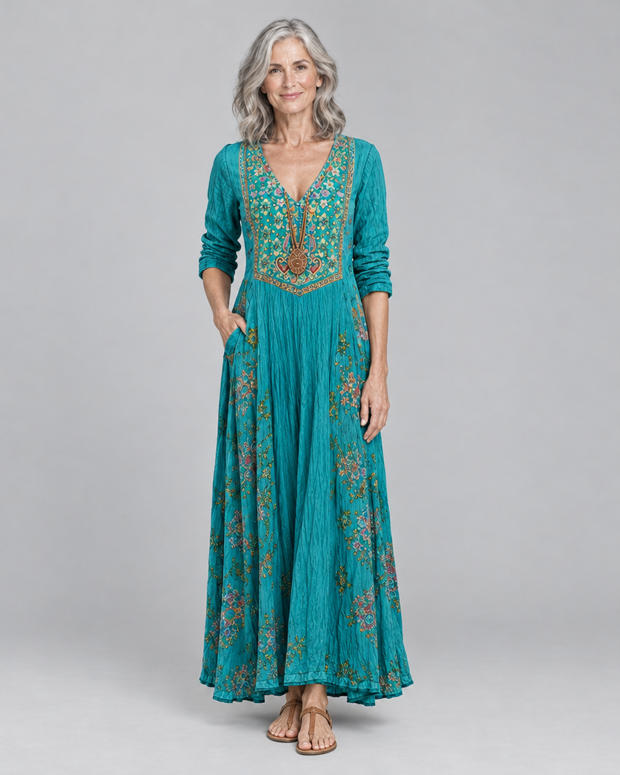 Eloise | Bohemian Autumn Dress