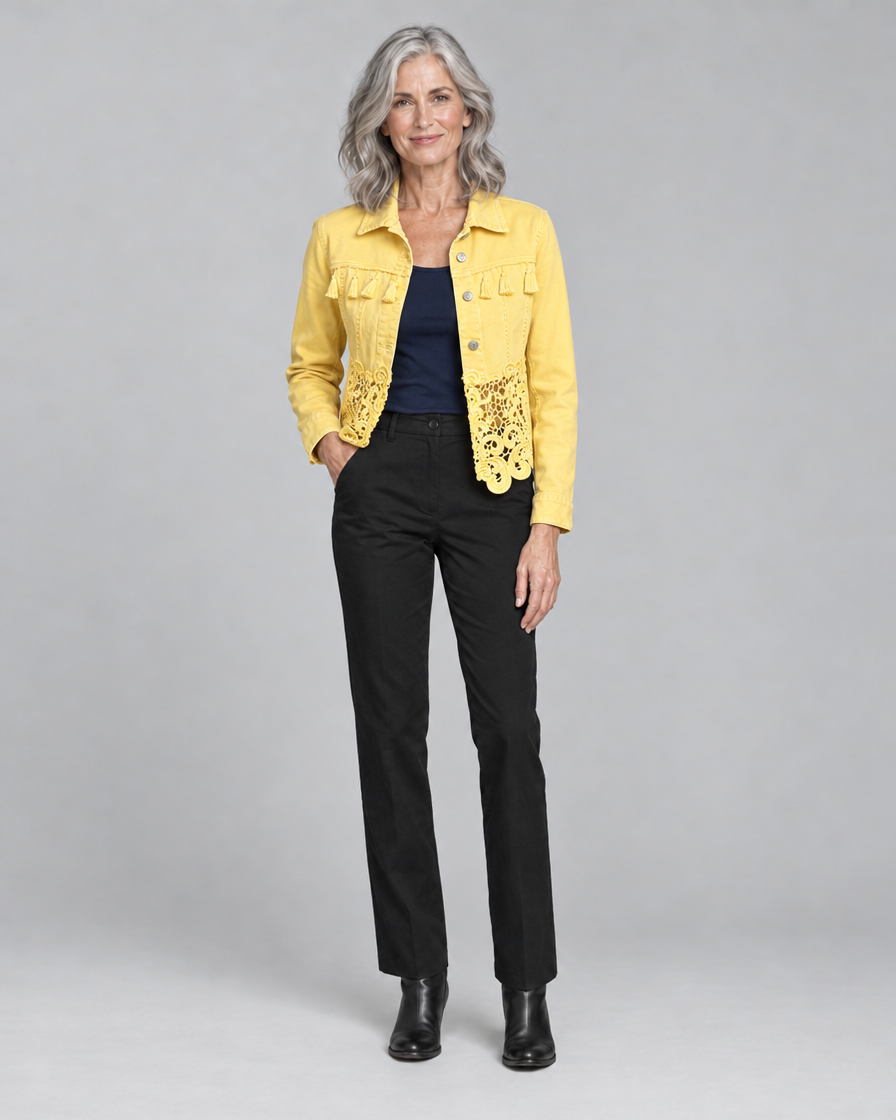 Kambria™ | Fringe & Lace Jacket