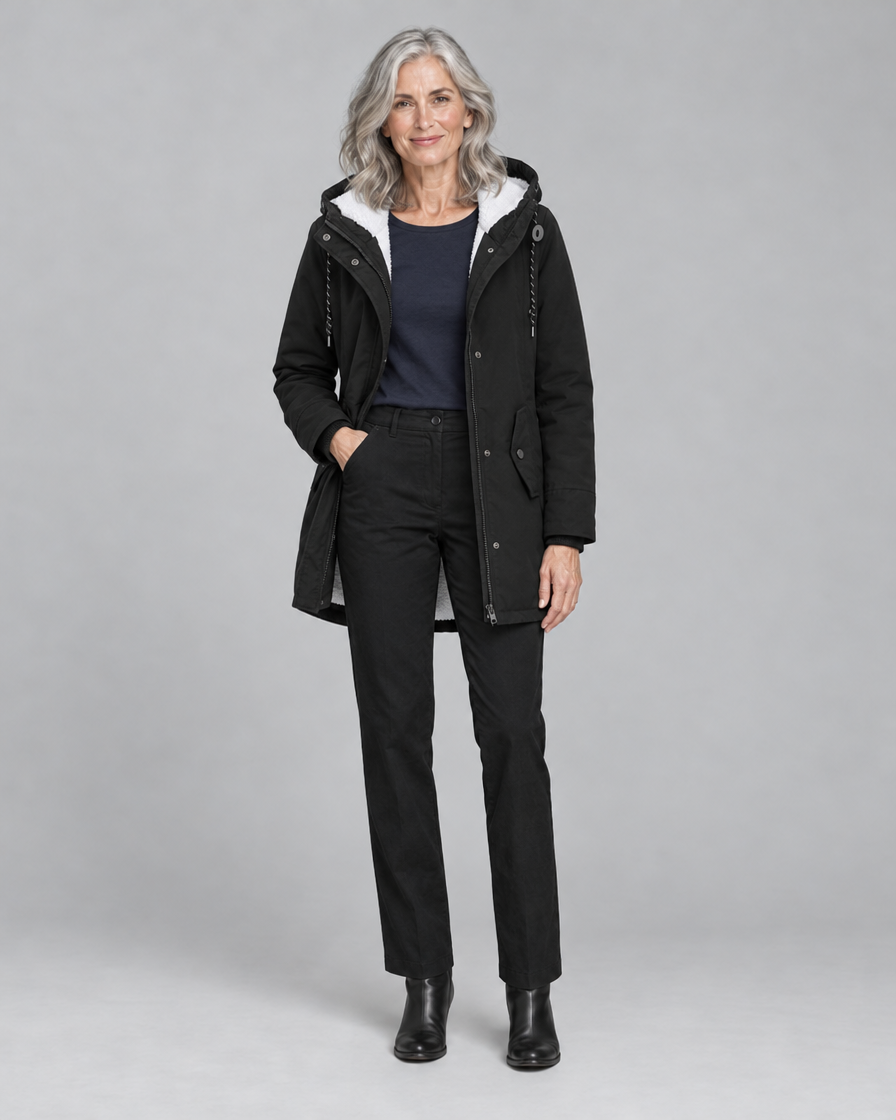 Nadine™ | Cozy Hooded Weatherproof Coat