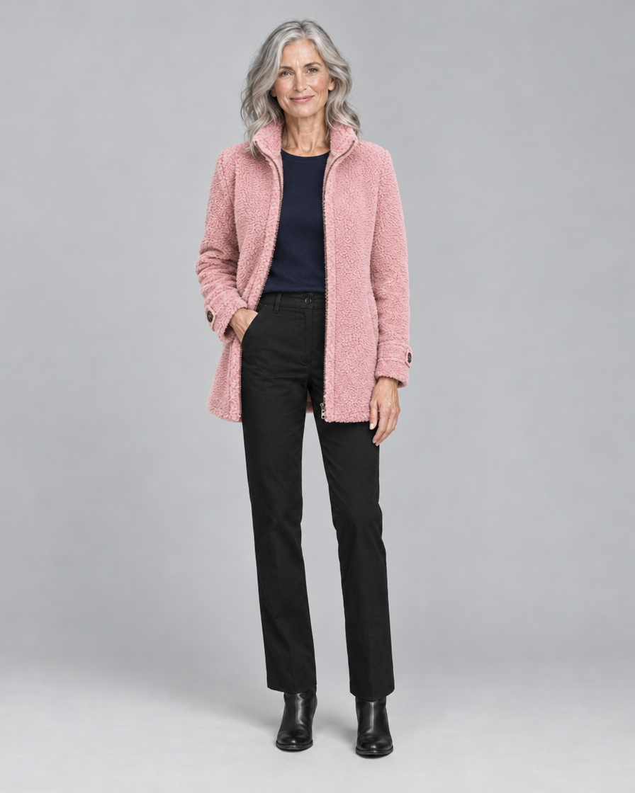 Rebecca | Stand Collar Zip Jacket