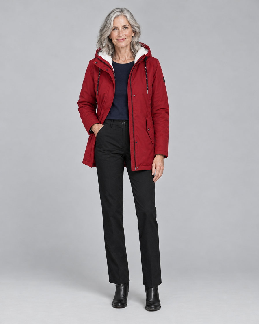 Maeve - Fleece-Lined Hooded Parka Coat