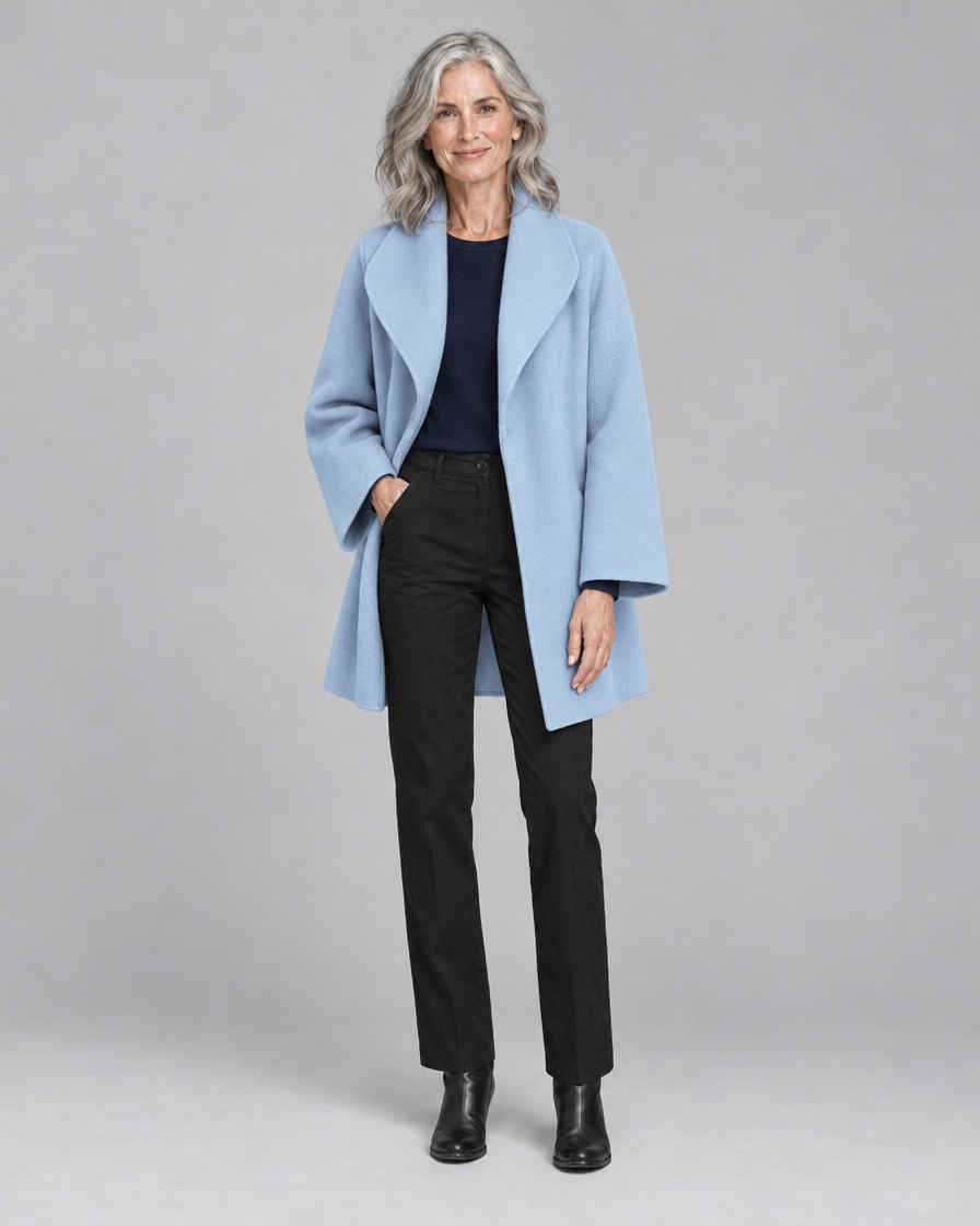Morgana | Relaxed Soft Collar Wool Winter Coat