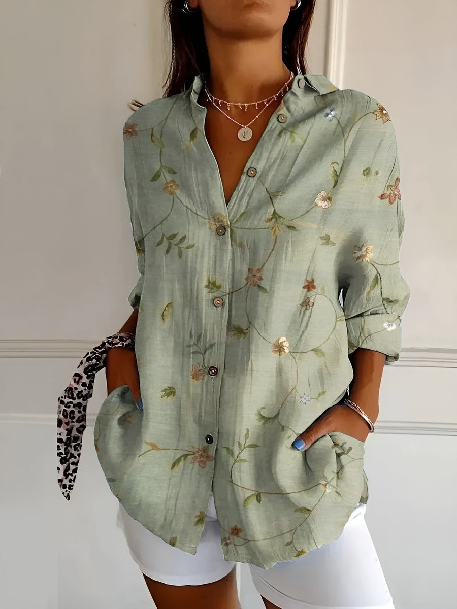 Maia | Floral Comfort Blouse